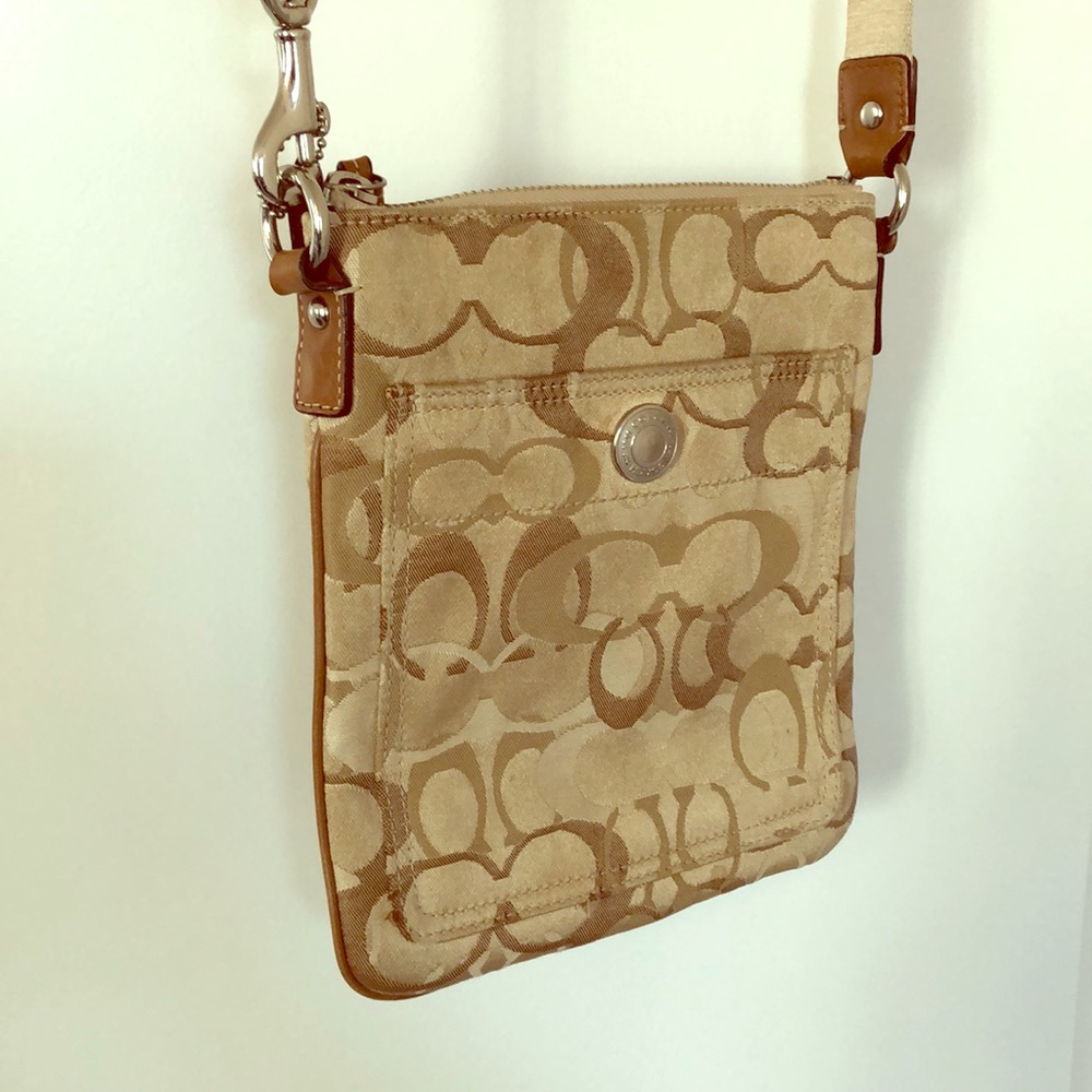 COACH crossbody neutral color